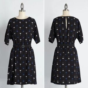 NWT MODCLOTH Just A Little Something Martini Dress XL